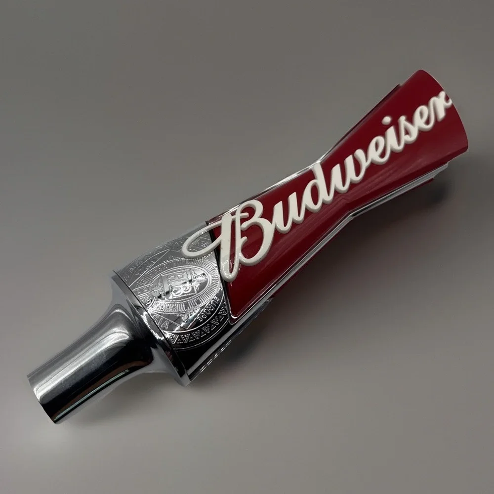 Beer Tap Bud Budweiser Bowtie Handle Large Size Heavy Duty Bar Swag Man Cave 12
